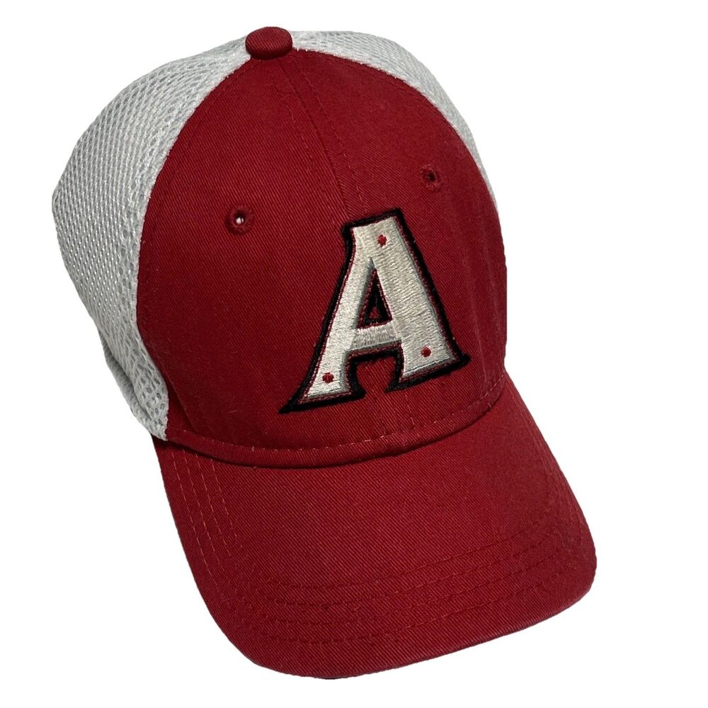 'A' Logo Red Child/Youth Hat Fitted Ball Cap Baseball